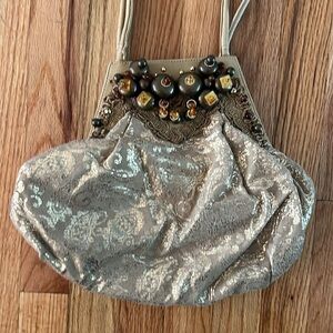 VINTAGE 1970’s BRACCIALINI/ BONWIT TELLER gold shoulder bag